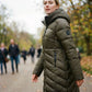 Geographical Norway Blanche Long Kaki DB Lady 0116 Kaki Women's Jacket (WZ5491F/GN-Kaki) Geographical Norway