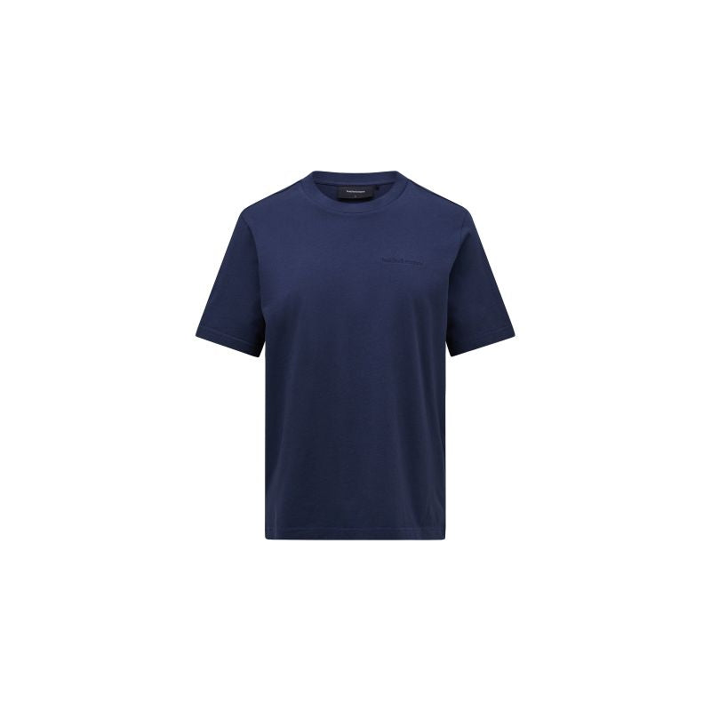 Peak Performance M Original Small Logo Tee Blue