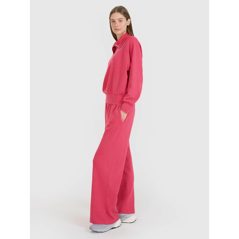 Women's oversized wide-leg trousers 4F 4FRSS25TTROF1396-54S *Kategoria tymczasowa Your Sports Performance