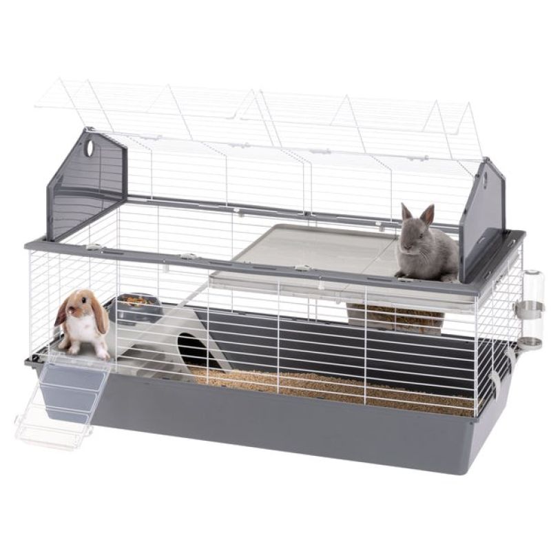 FERPLAST Barn 120 - two-story cage for guinea pigs and rabbits Dla małych zwierząt/Klatki Your Sports Performance