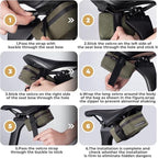 Rockbros bicycle saddle bag 0.4L blue Rockbros/Torby Rowerowe/Torby Podsiodłowe Your Sports Performance