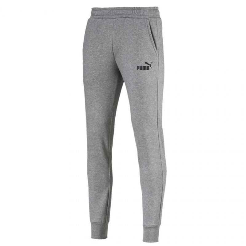 Pants Puma ESS Logo FL CL M 851753 03 gray Clothing/Lifestyle/Trousers, shorts Puma