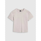 Women's slim ribbed t-shirt 4F 4FRSS25TTSHF2696-83S *Kategoria tymczasowa Your Sports Performance