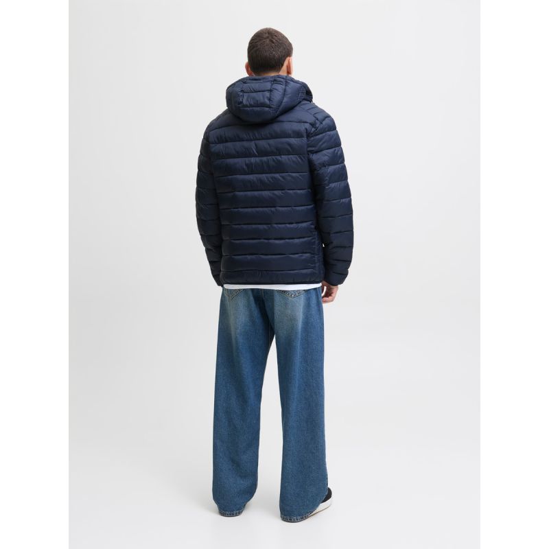 Jack&Jones men's down jacket JJEBRADLEY LIGHT PUFFER HOOD NOOS 12280970 SKY CAPTAIN In preparation Your Sports Performance