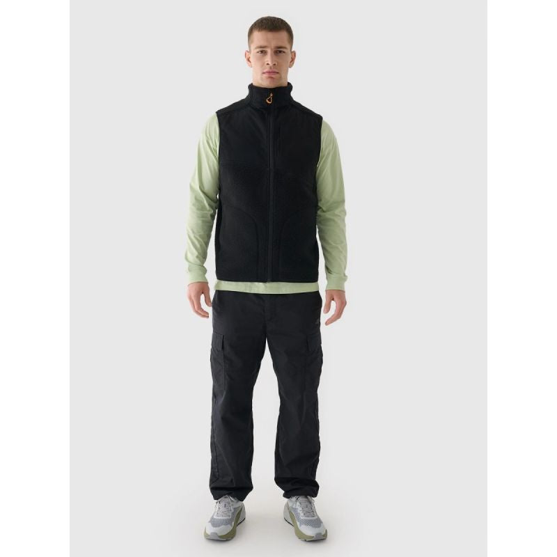 Men's sherpa vest with stand-up collar 4F 4FRAW24TVESM172-20S *Kategoria tymczasowa Your Sports Performance