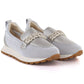 Women's leather sports shoes lords gold Cambell 19392 Cambell