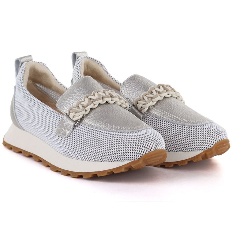 Women's leather sports shoes lords gold Cambell 19392 Cambell