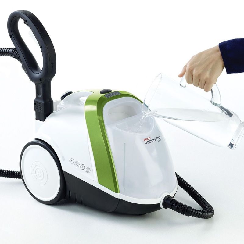 Polti Vaporetto Smart 110 Eco Steam Cleaner, Power 1500 W, Steam Pressure 4 bar, Water Tank Capacity 2 L, White/Green AGD - Produkty/Parownice Your Sports Performance