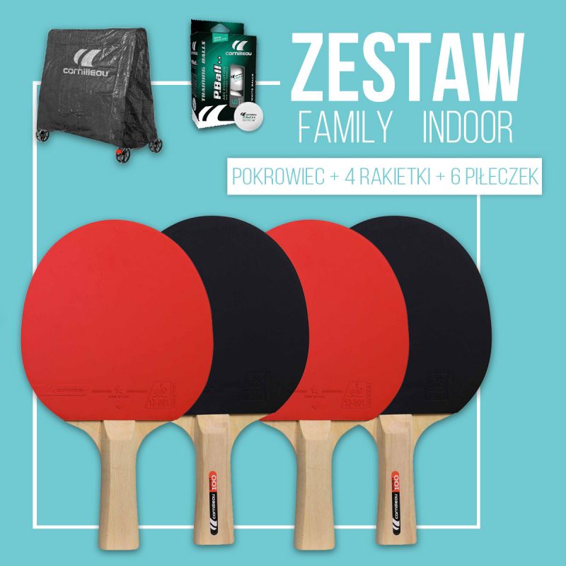 Cornilleau FAamily Pack Indoor Accessories/Rackets and accessories Your Sports Performance