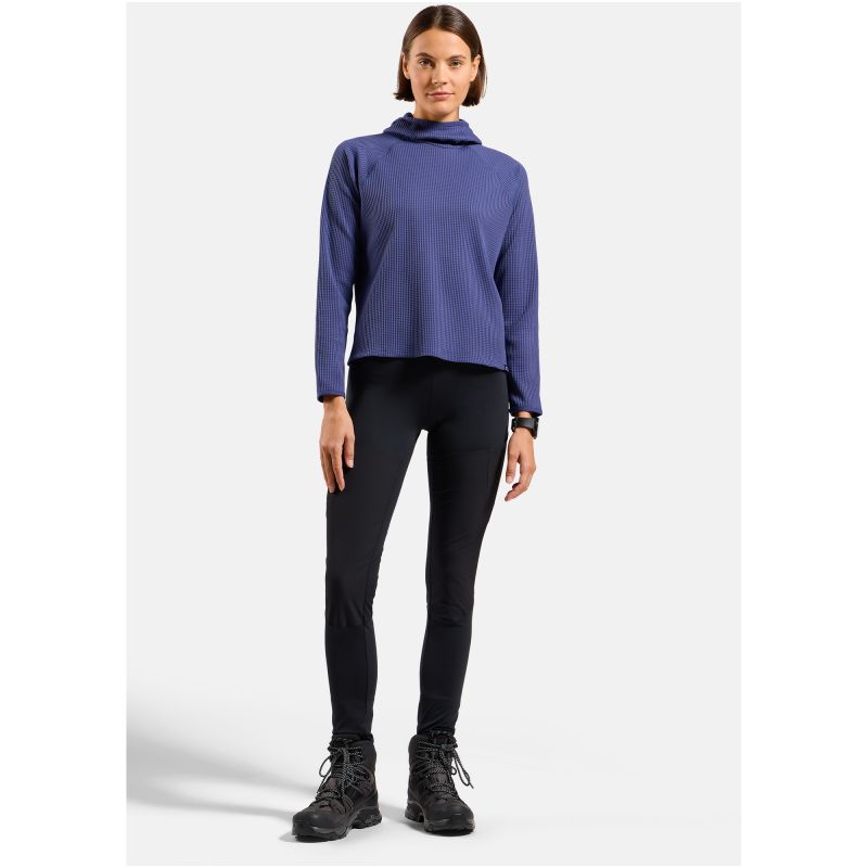 Odlo CUBIC Mid-Layer Hoodie, Blue