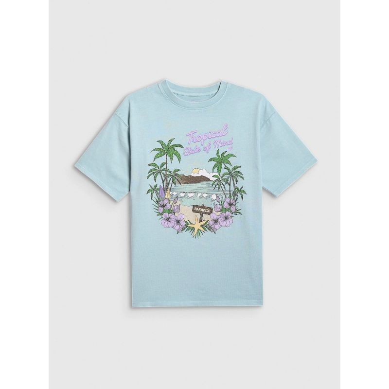 Girls' cotton T-shirt 4F 4FJRSS26TTSHF3981-33S
