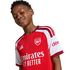 adidas Arsenal FC 26/27 Home Jersey Kids' Shirt, Red KB9947