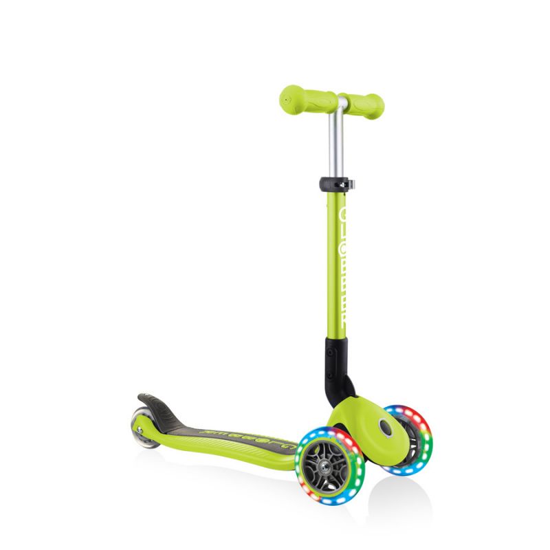 3-wheel scooter Globber Foldable Lights Lime Green Jr 437-106 Accessories/Skating/Hulajnogi Your Sports Performance
