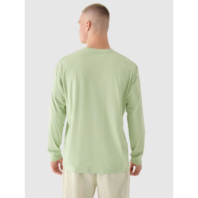 Men's oversize longsleeve with print 4F 4FRAW24TLONM502-44S *Kategoria tymczasowa Your Sports Performance