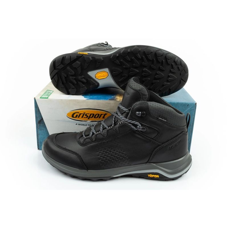 Grisport men's trekking shoes Nero avon SPO-TEX leather black To be categorized Your Sports Performance