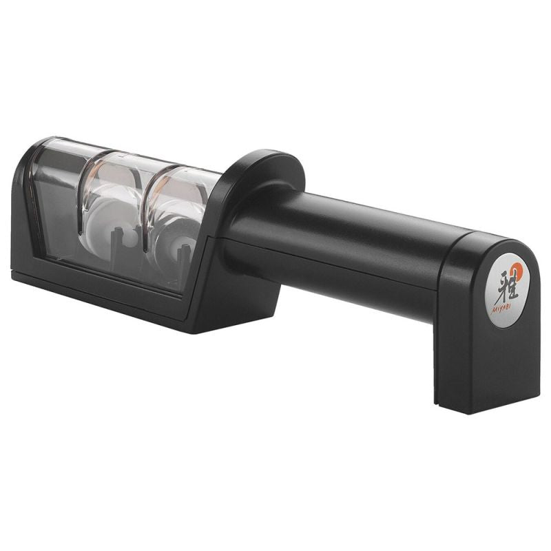 ZWILLING Miyabi Pull-Through Knife Sharpener Black AGD - Produkty/Ostrzałki Your Sports Performance