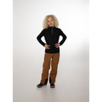 Protest Willowy Jr. Kids' Zip-Up Turtleneck Sweatshirt, Quick-Drying, Black (P3810300/290) In preparation Your Sports Performance