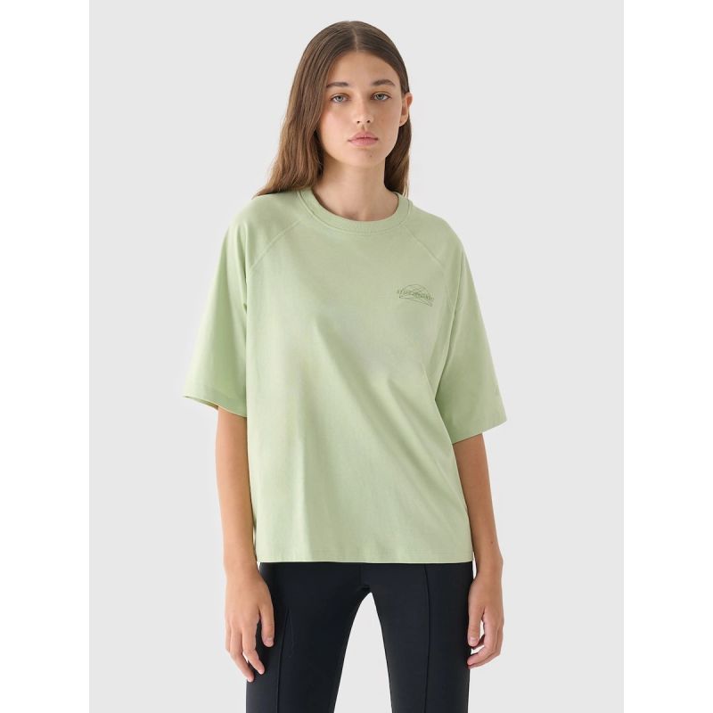 Women's oversize printed T-shirt 4F 4FRAW24TTSHF2583-44S 4f