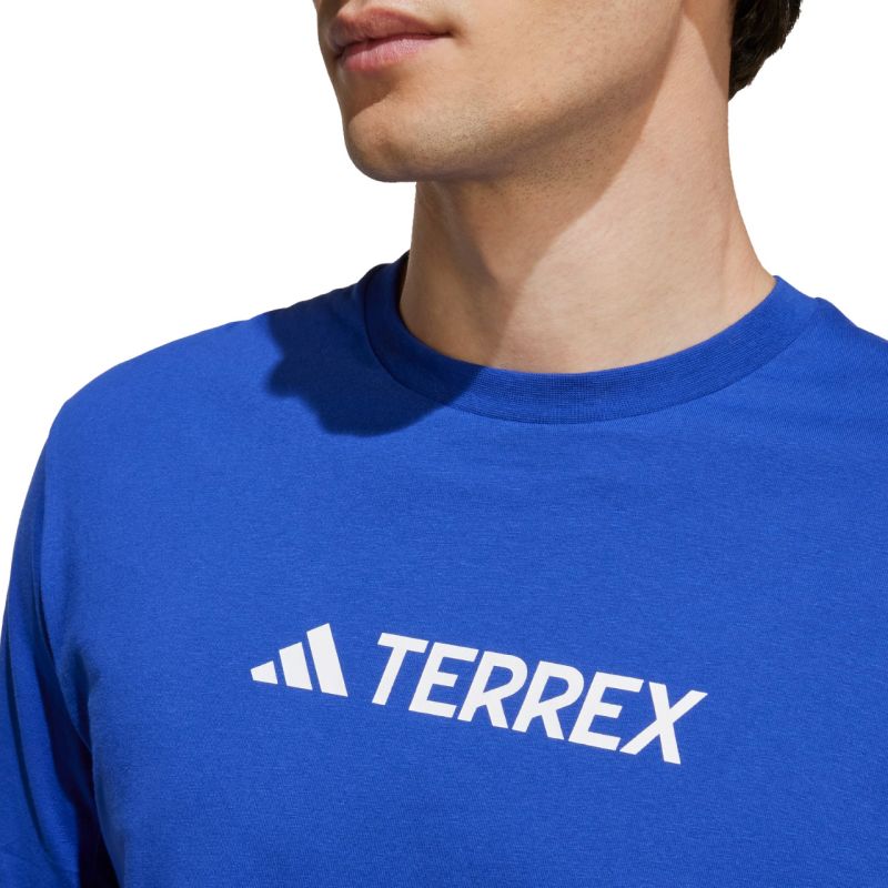 Men's adidas Terrex Classic Logo T-shirt blue JF9146 To be categorized Your Sports Performance