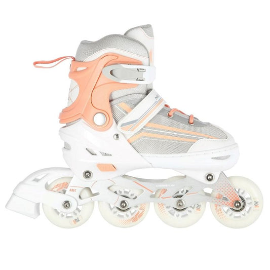 NILS Extreme NH18190 2in1 inline skates, white and pink, size S (29-33), with replaceable hockey blade Import z Action/Skating/Rolki, wrotki Your Sports Performance