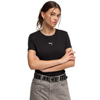 Puma Ess Centered Cat Logo Tee Women's Black 692916 01