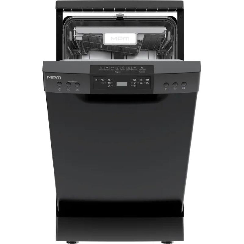 Freestanding dishwasher MPM-45-ZMF-02 black, 45cm, automatic opening, Aqua Stop AGD - Produkty/Zmywarki wolnostojące Your Sports Performance