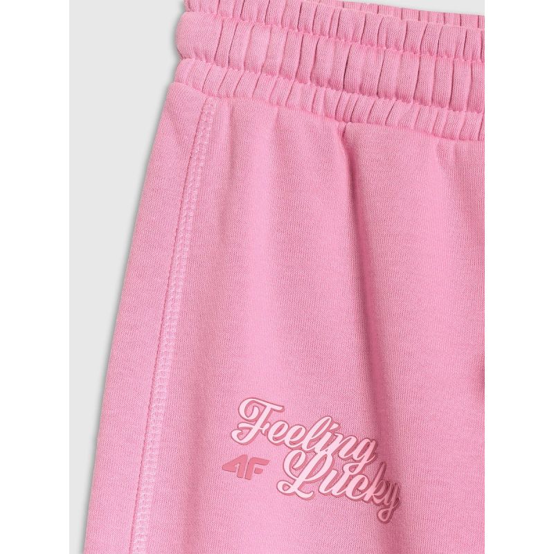 Girls' straight leg sweatpants 4F 4FJRSS26TTROF1727-54S