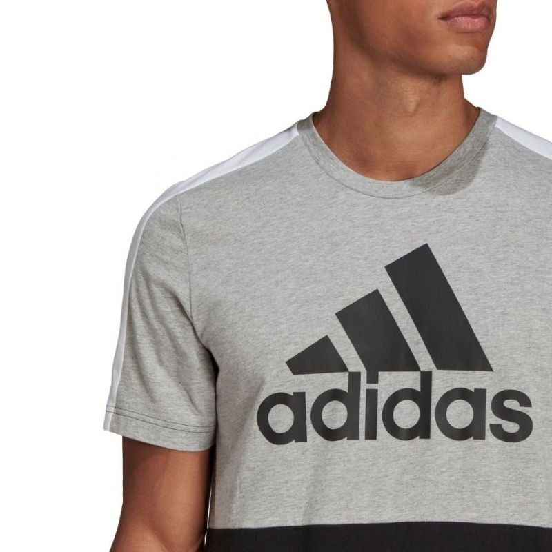 adidas Essentials Colorblock Single Jersey Tee M HE4334 Clothing/Training Adidas