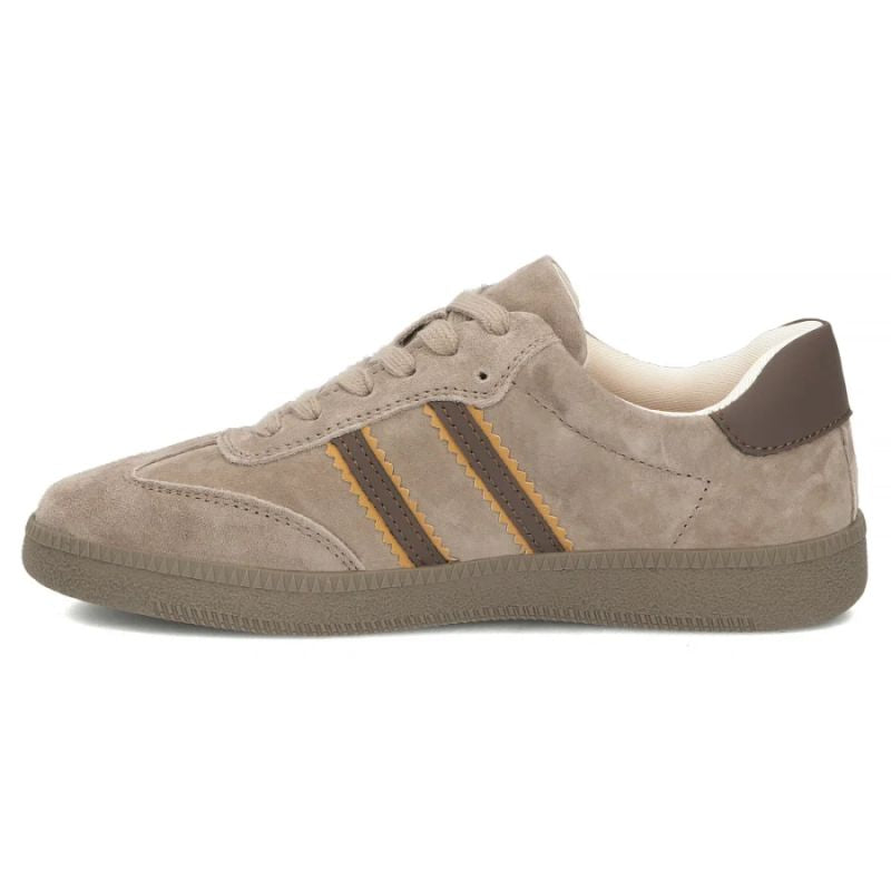 Women's leather shoes, sneakers, beige, Filippo DP7984