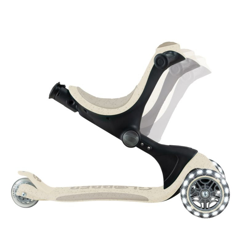 Scooter with ride-on seat GO•UP DELUXE LIGHTS ECOLOGIC 360 (697-566) Accessories/Skating/Hulajnogi/Traditional/For kids/Globber Your Sports Performance