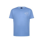 Paul&Shark Men's Cotton T-shirt Medium Denim 26411035-337 - Classic Cut, Soft Cotton