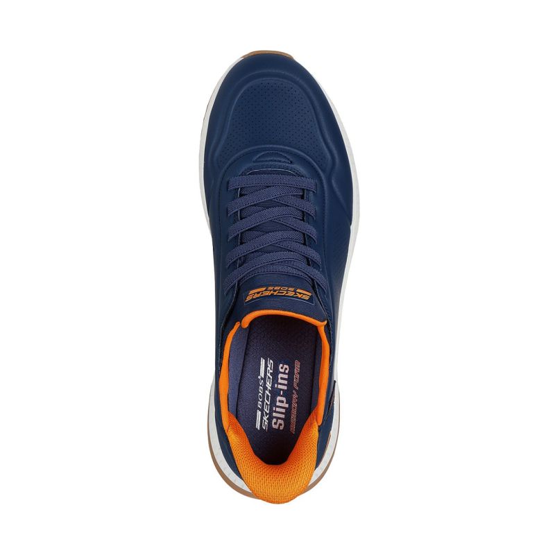 Skechers Bobs Squad 4 Direct Step Men's Shoes Navy Blue 118424 NVY Skechers
