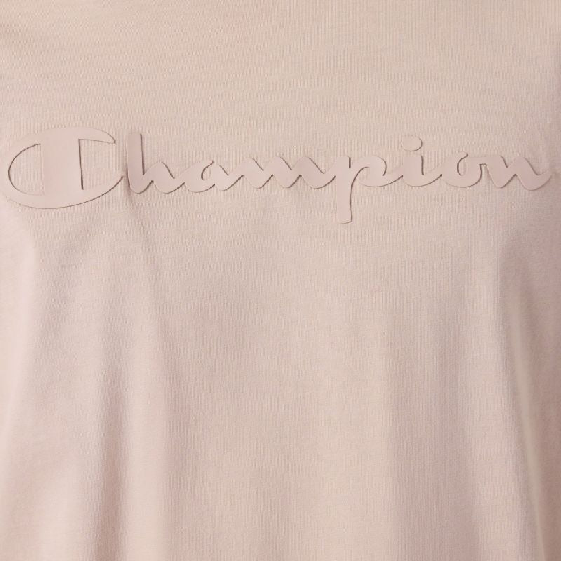 Champion SS Tee Beige Men's T-Shirt 222992 ES084