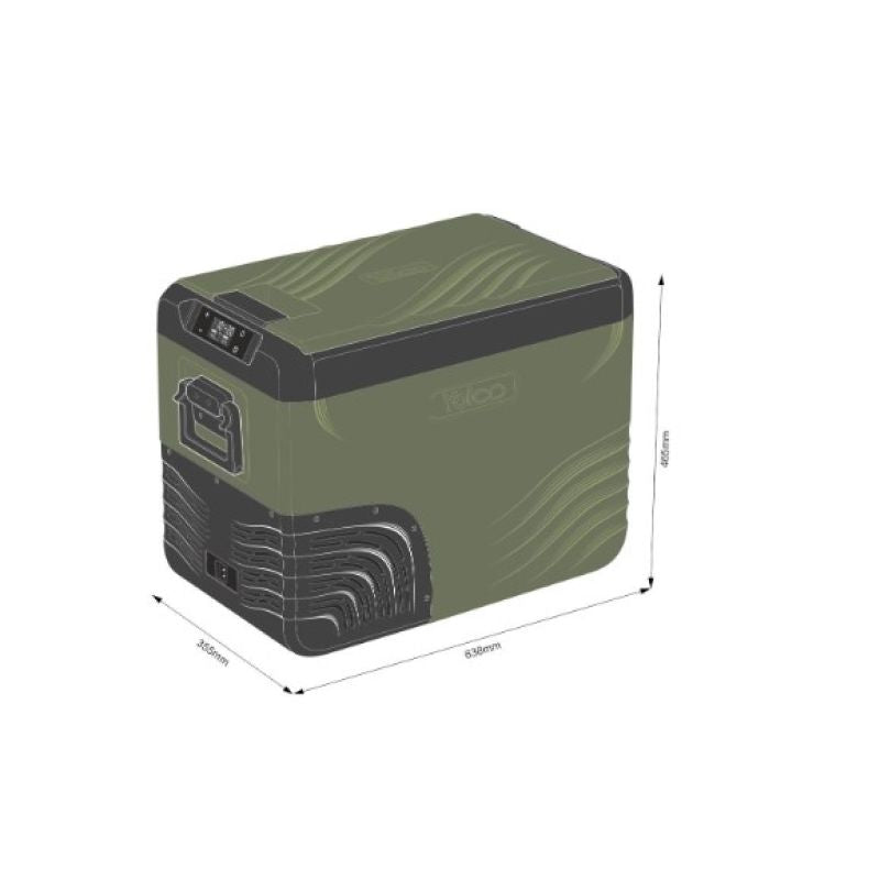 Yolco KX40 Green Portable Compressor Refrigerator AGD - Produkty/Lodówki turystyczne Your Sports Performance