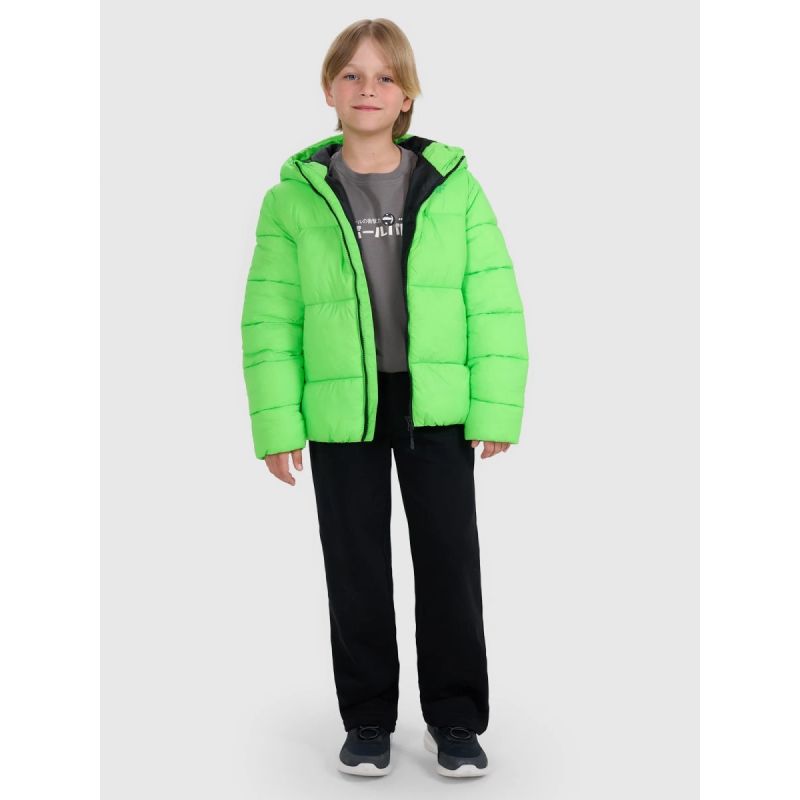 Boy's down jacket with synthetic filling 4F 4FJRAW25TDJAM0809-45N 4f