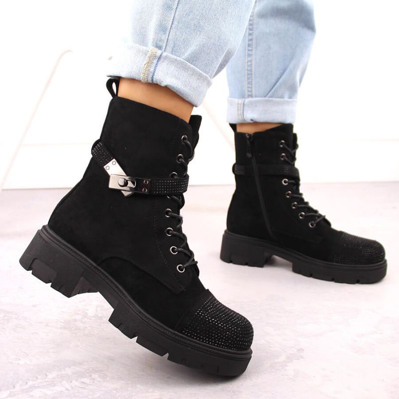 Insulated platform work boots S.Barski W OLI266 black Footwear/Outdoor/S.Barski Your Sports Performance