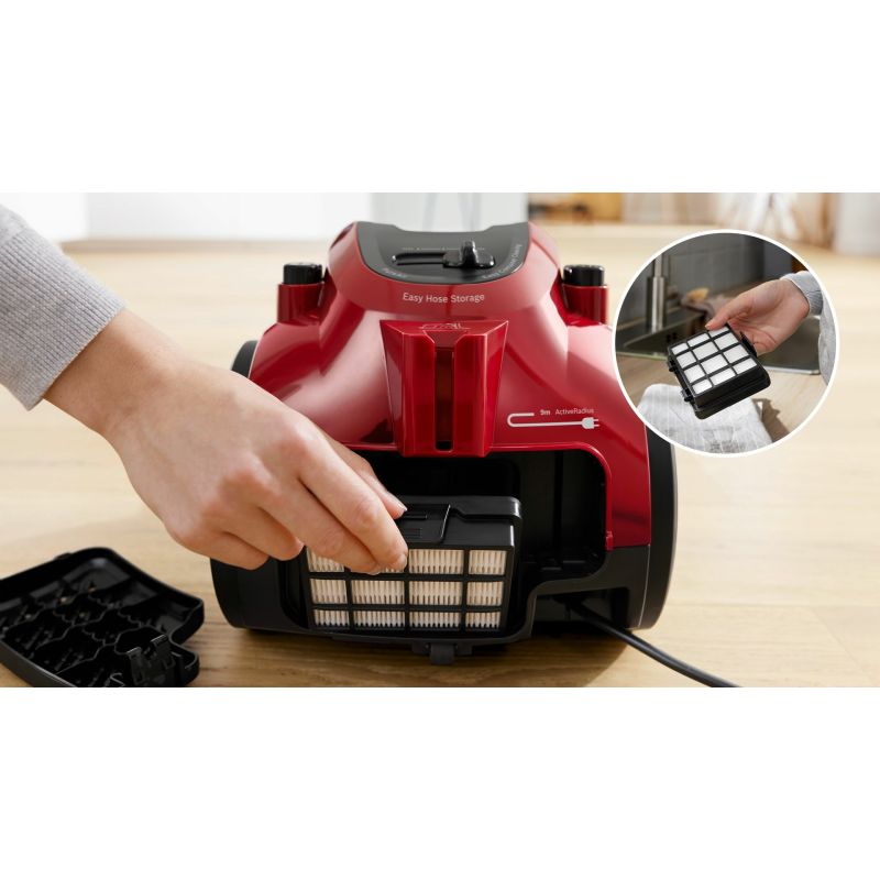 Bosch BGC05AAA2 Serie 2 Bagless Vacuum Cleaner (Red) AGD - Produkty/Odkurzacze Your Sports Performance