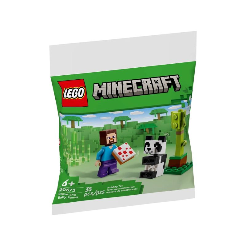 LEGO Minecraft 30672 Steve and the Baby Panda In preparation Your Sports Performance