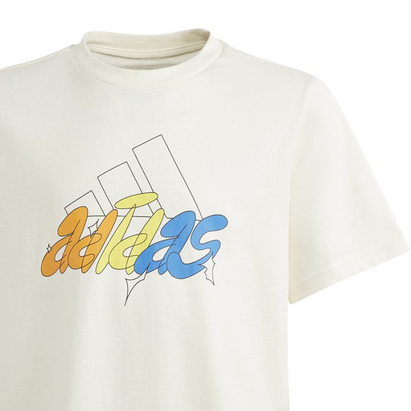 Adidas GFX Illustrated Jr T-shirt IM8337 Clothing/Lifestyle/T-shirts Adidas
