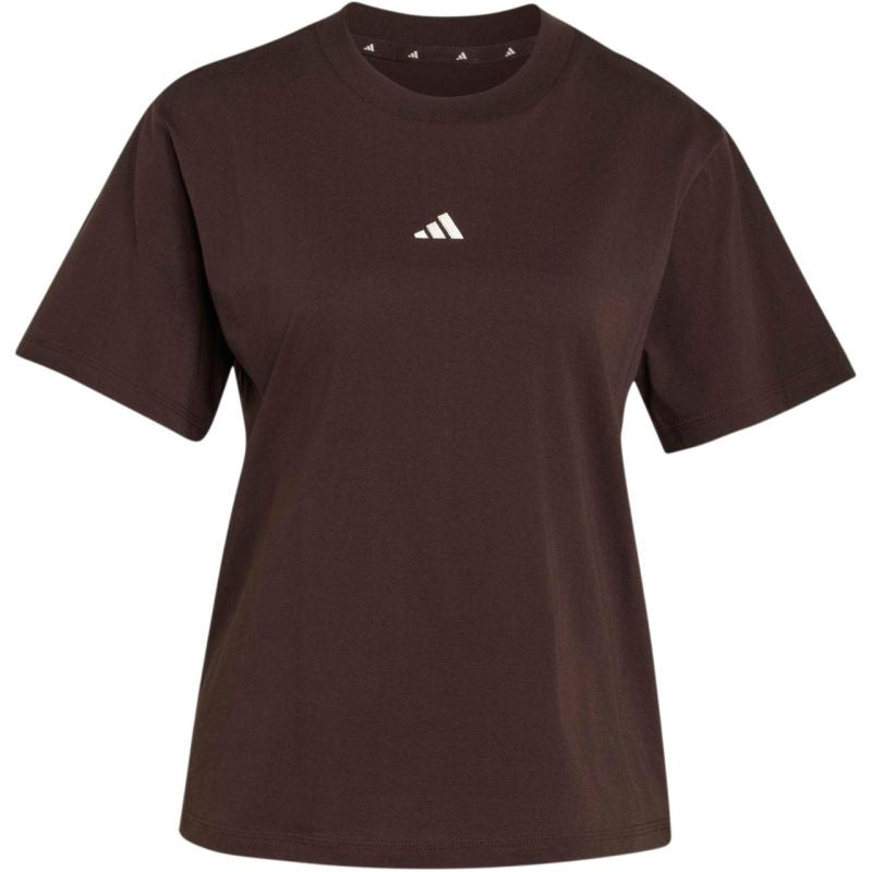 adidas Essentials Small Logo Women's T-Shirt Brown KX0795
