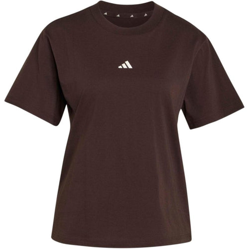 adidas Essentials Small Logo Women's T-Shirt Brown KX0795
