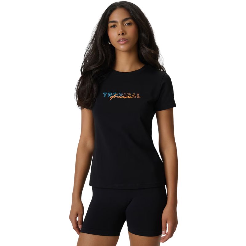 Women's T-shirt 4F F2717 deep black 4FWSS26TTSHF2717 20S