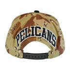 Mitchell & Ness NBA New Orleans Pelicans Choco Camo Cap - HHSS1101-NOPYYPPPCAMO Odzież/Czapki/Czapki z daszkiem Your Sports Performance