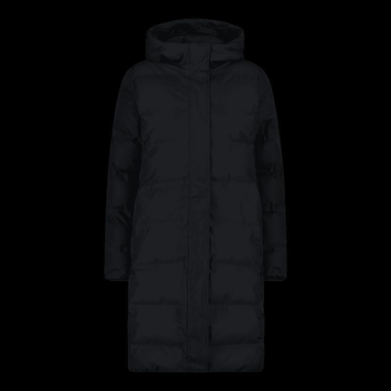 CMP Women's Hooded Winter Jacket, Insulated Waterproof Coat, Black (34K0096/U901) In preparation Your Sports Performance
