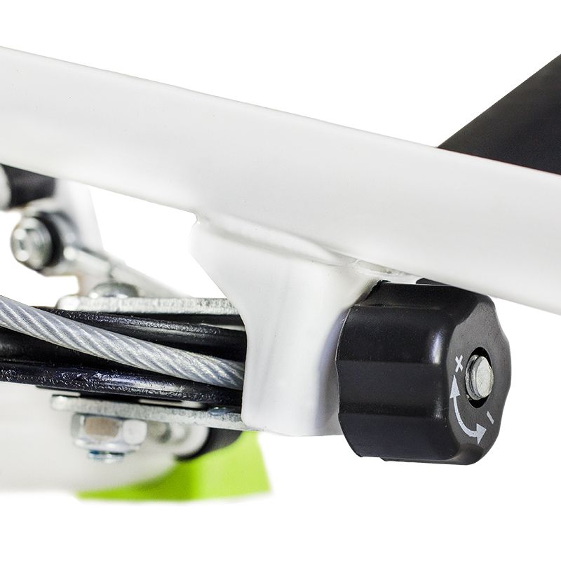 Inclined stepper with column and HMS S8004 cables