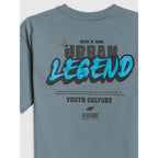 Boy's cotton T-shirt 4F 4FJRSS26TTSHM4175-46S
