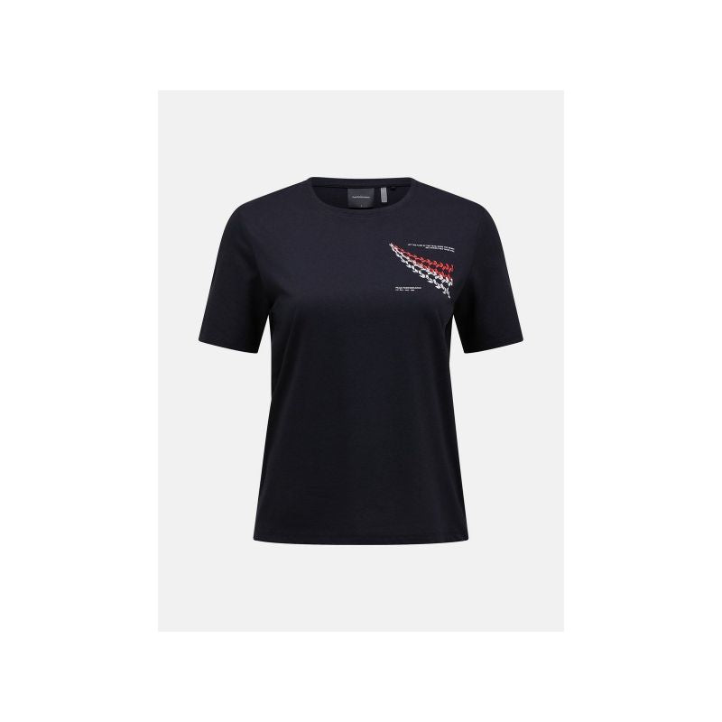 PEAK PERFORMANCE W Explore Graphic Tee Black