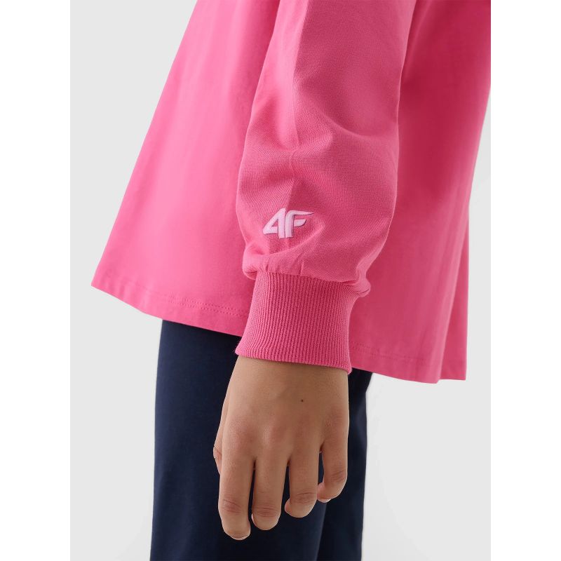 Longsleeve oversize smooth girls 4F 4FJWSS25TLONF377-54S *Kategoria tymczasowa Your Sports Performance
