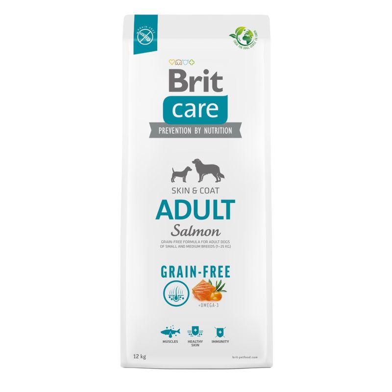 BRIT Care Grain-Free Adult Salmon – dry dog food - 12 kg Dla psa/Karma sucha Your Sports Performance