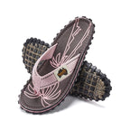 Gumbies unisex flip-flops ISLANDER FLIP-FLOP PALM LEAF PINK Gumbies